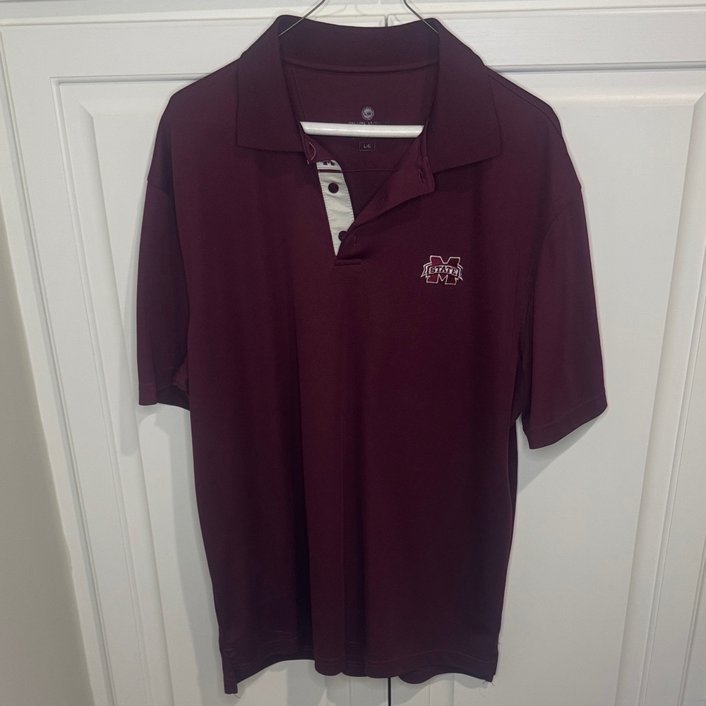 Maroon MSU Polo Shirt